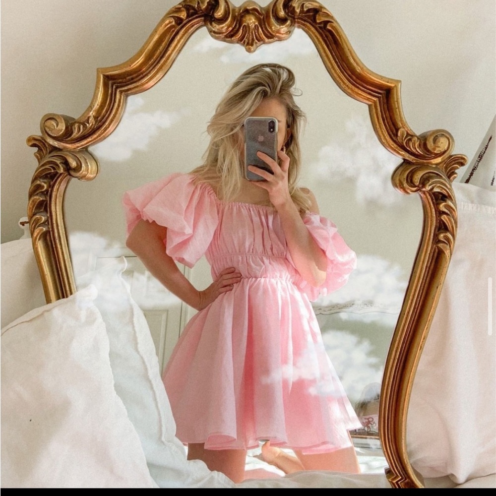 Baby doll pink dress